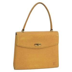 LOUIS VUITTON Epi Malesherbes Hand Bag Tassili Yellow Jonne M52379